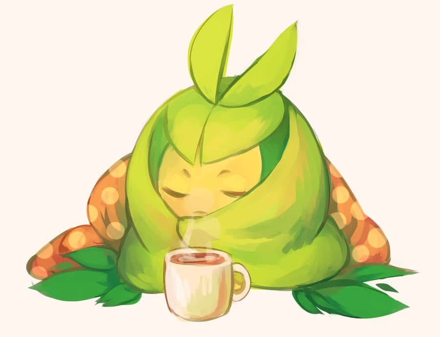 Swadloon With Coffee Mug And Blanket Wallpaper