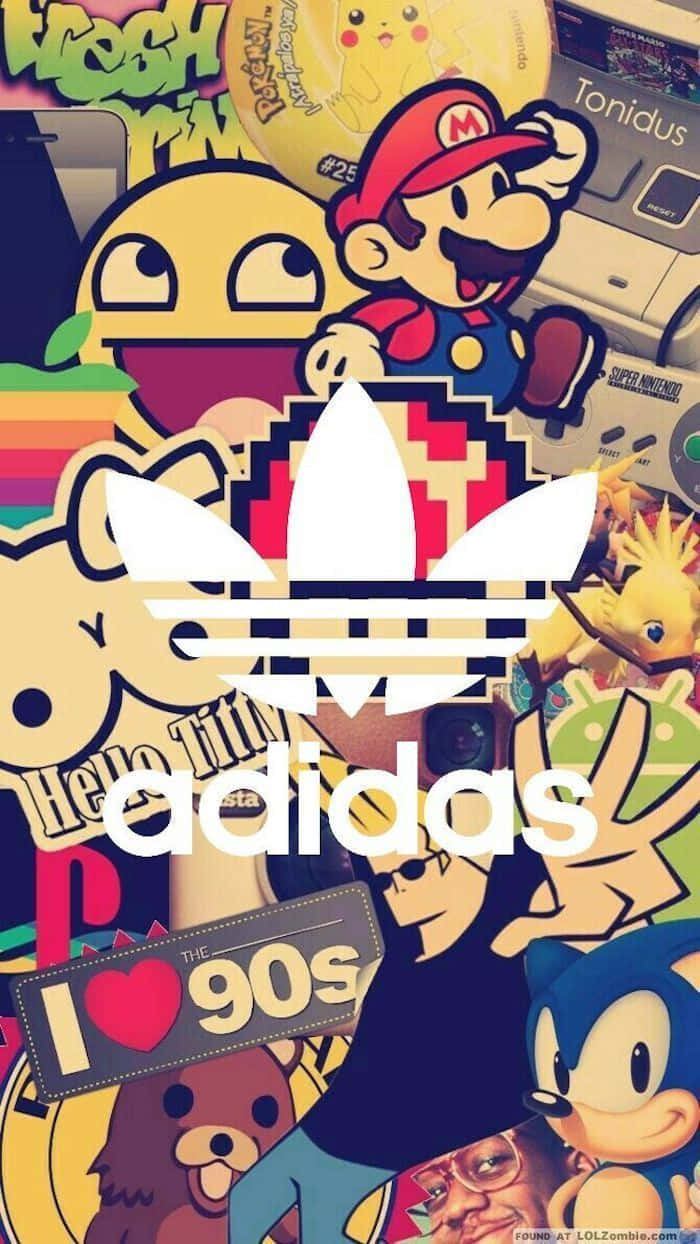 Swag Iphone Adidas Logo Wallpaper