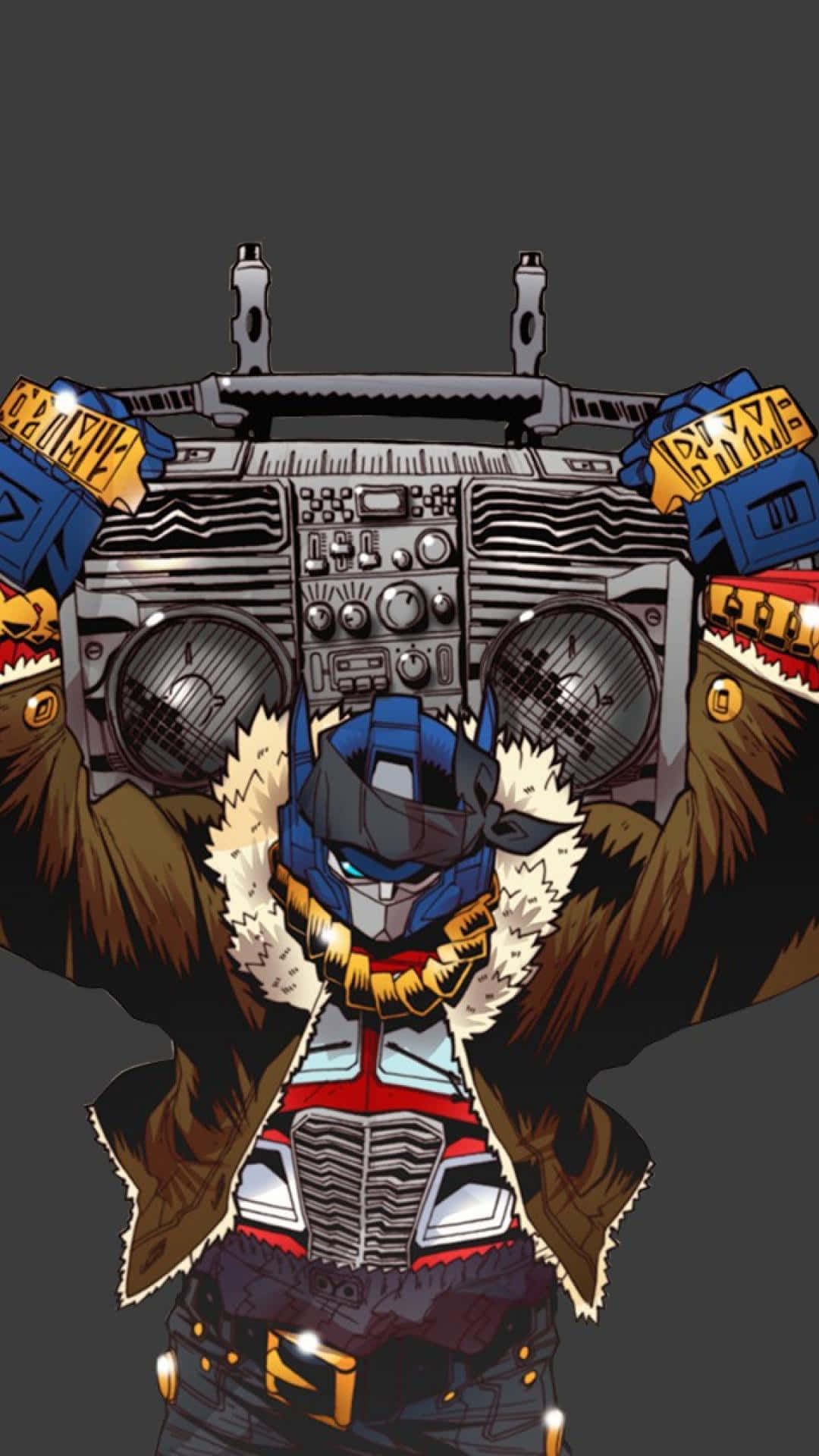 A Cartoon Character With A Boombox Wallpaper