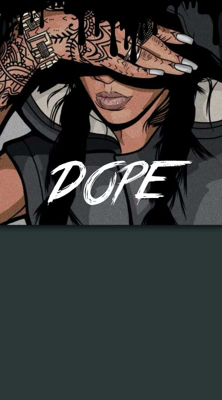 Dope - A Girl With Tattoos On Her Face Wallpaper