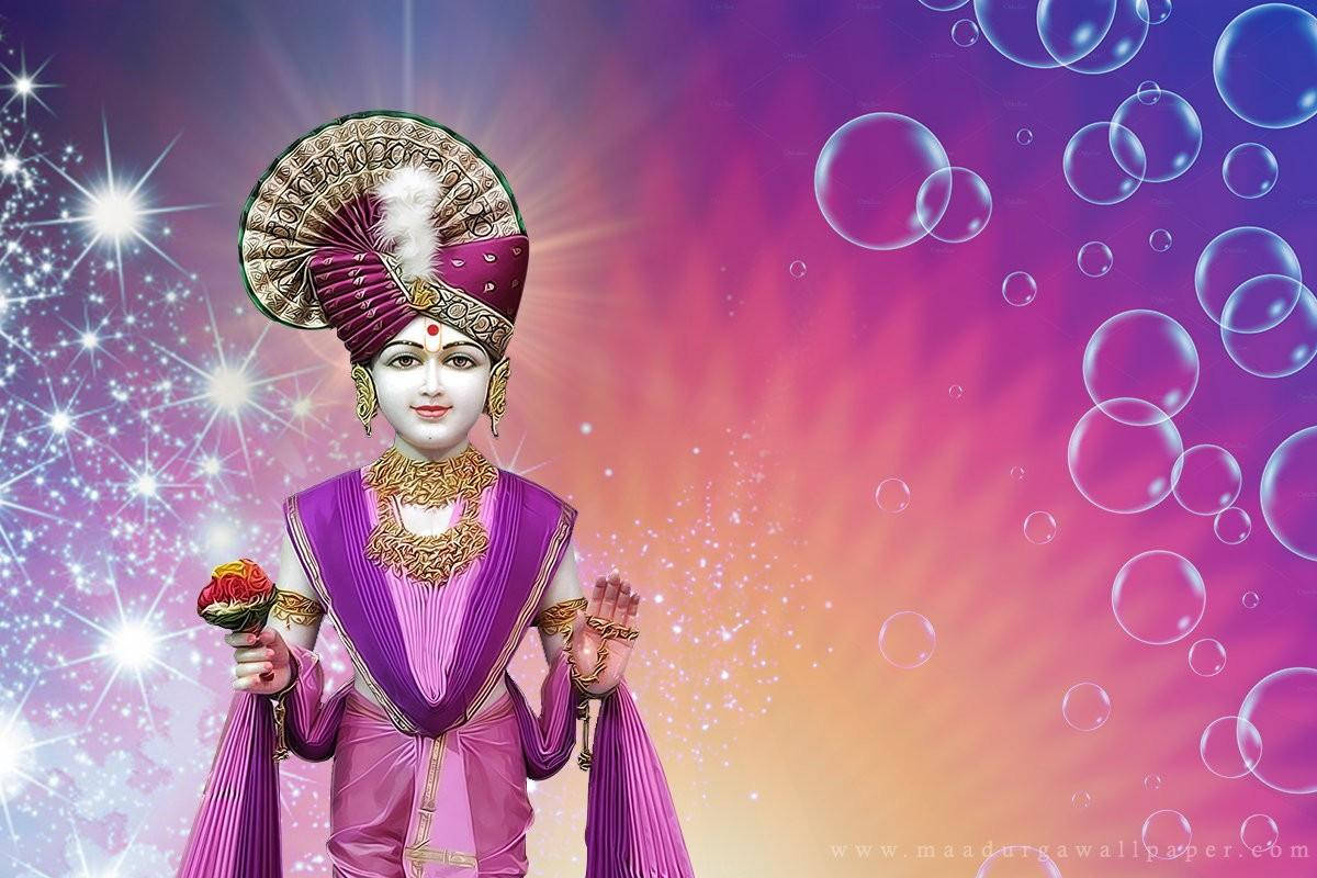 Swaminarayan Bubbles And Sparkles Wallpaper