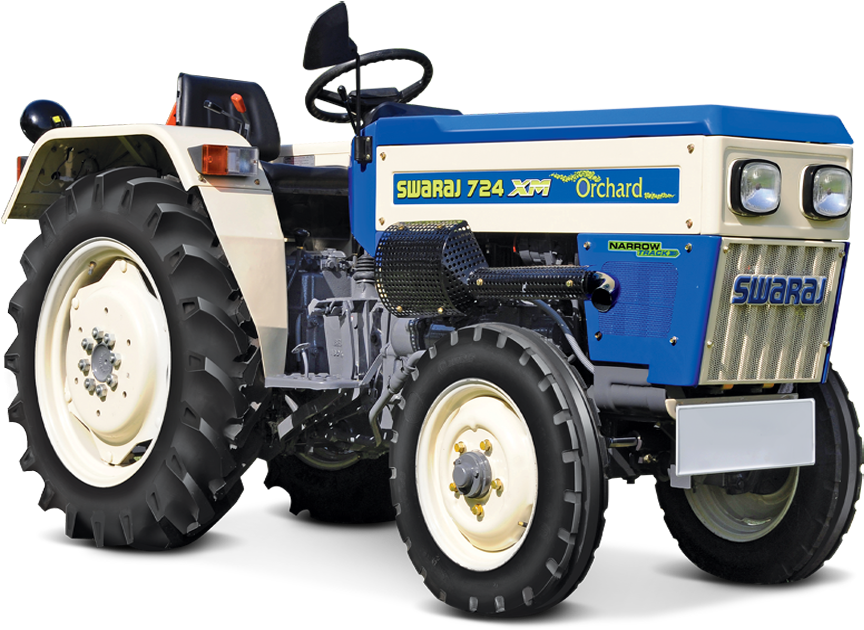 Swaraj724 X M Orchard Tractor PNG