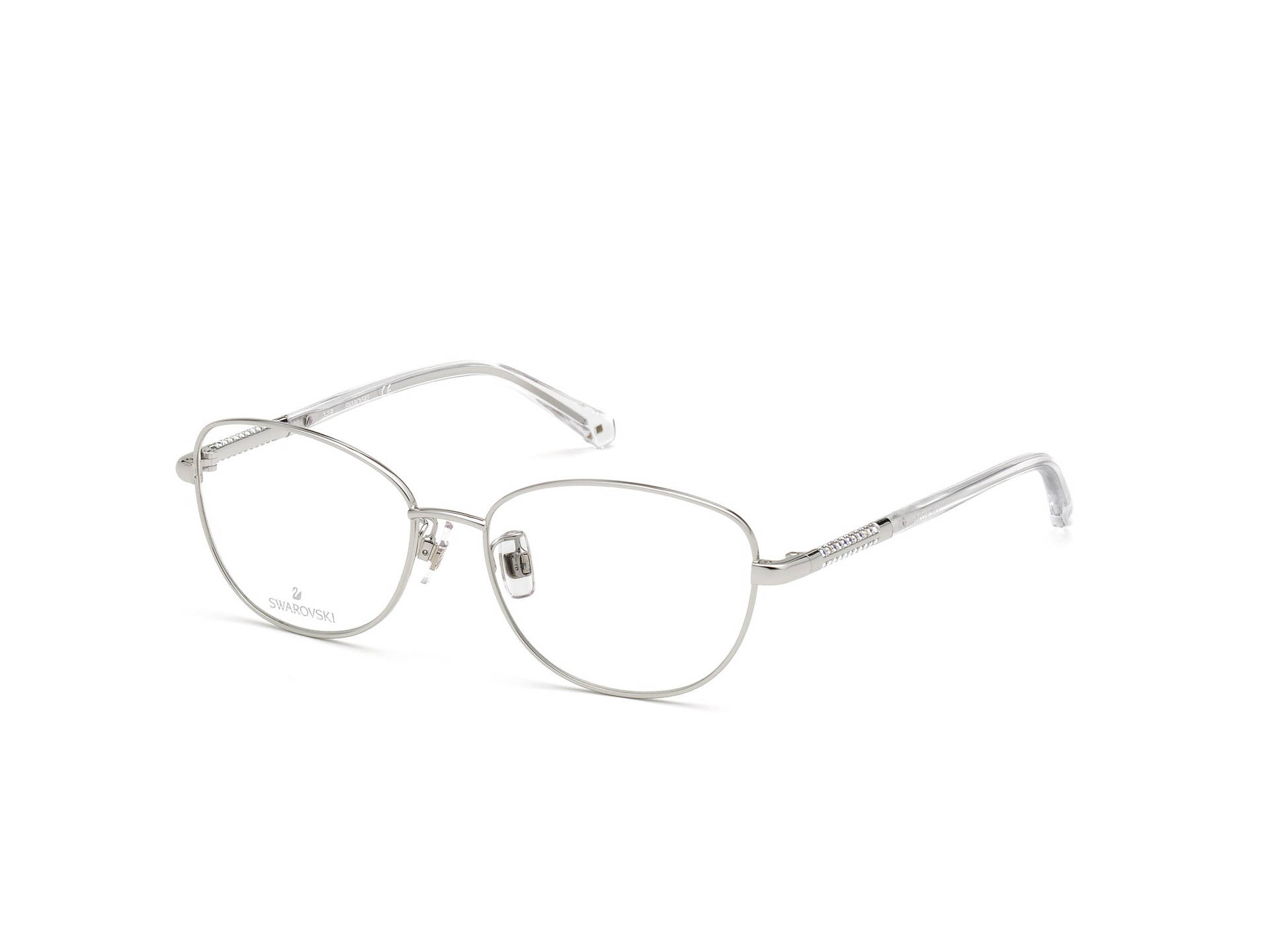 Swarovski Glasses Shiny Silver Wallpaper