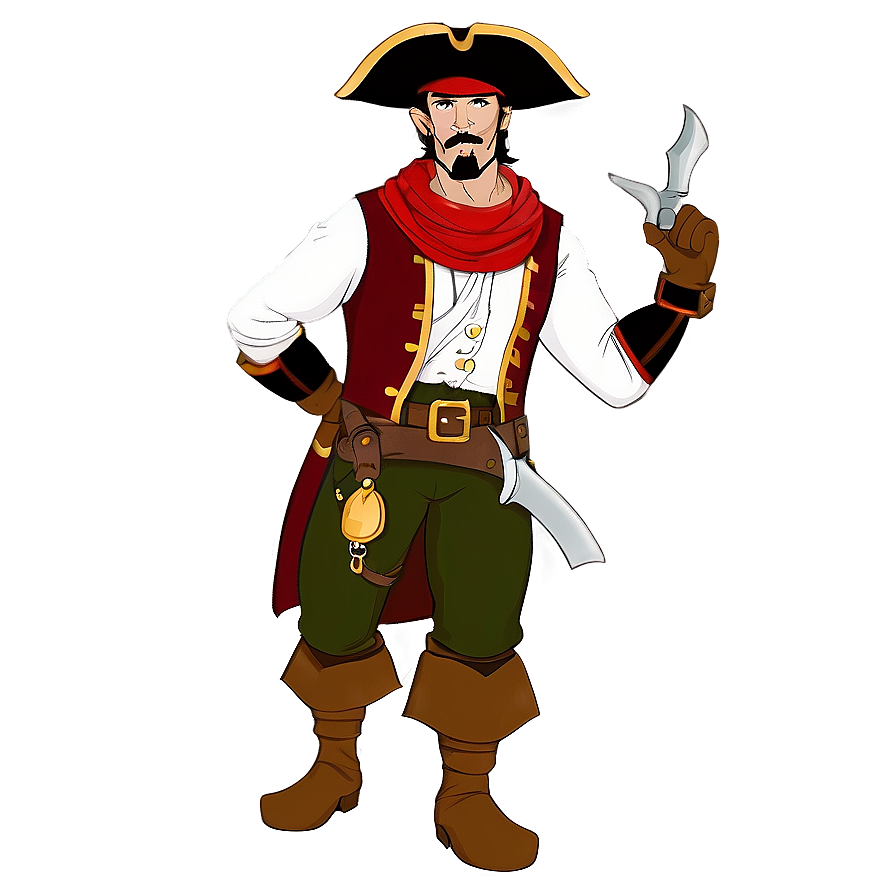 Swashbuckling Rogue Pirate Png 15 PNG