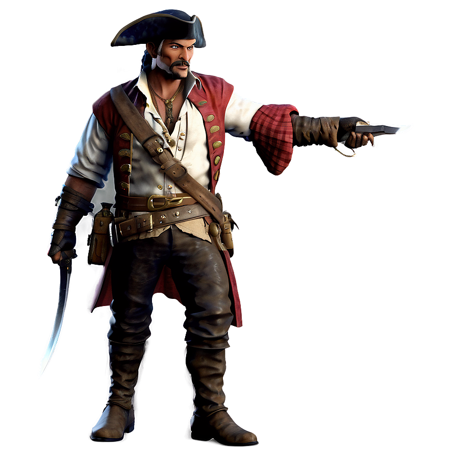 Download Swashbuckling Rogue Pirate Png Npk | Wallpapers.com