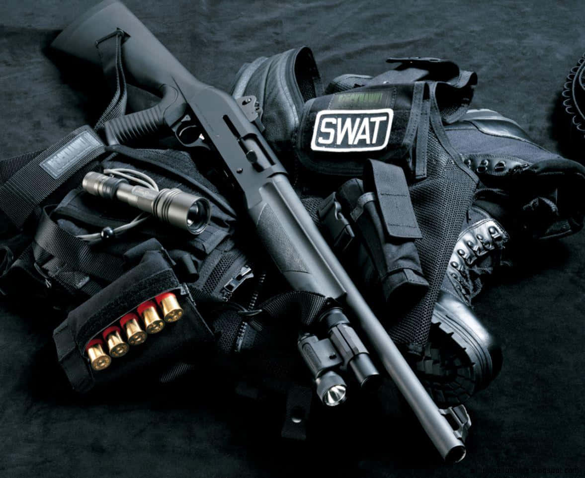 Elite Law Enforcement Swat Team Wallpaper