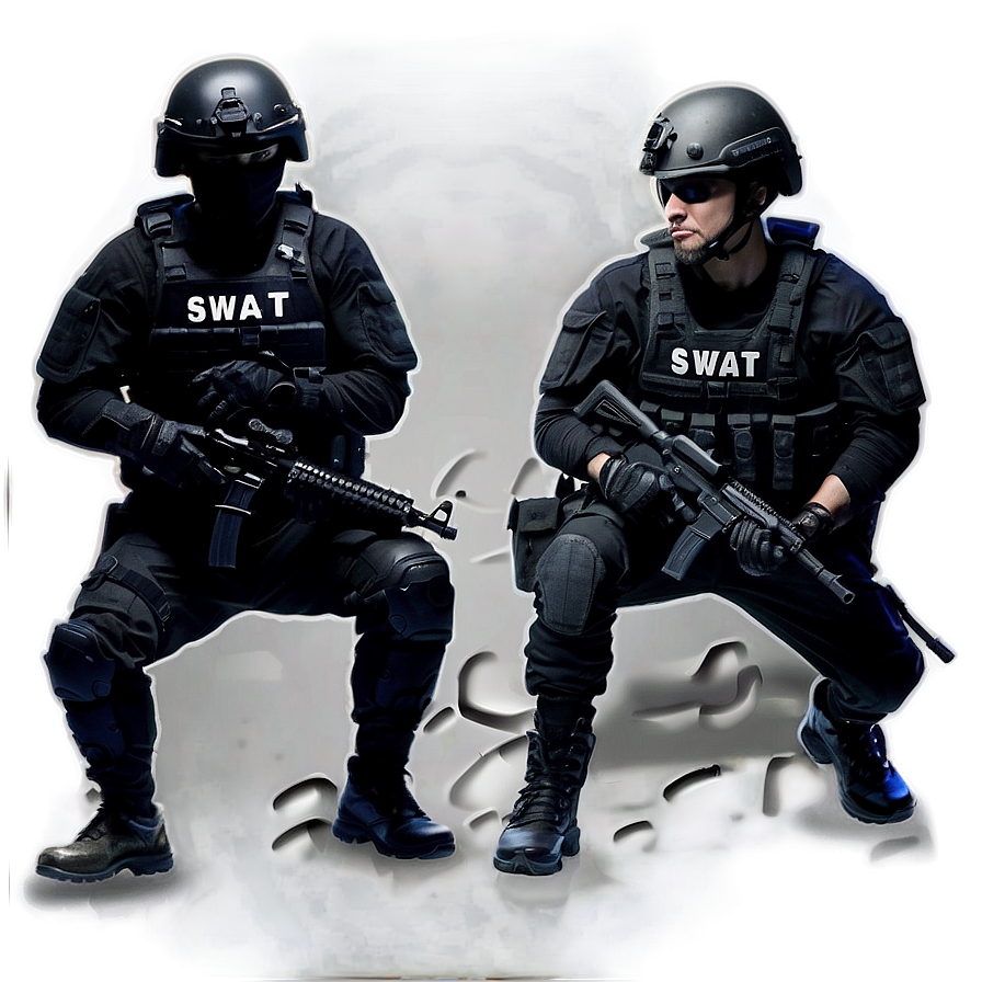 Swat Close Quarters Combat Png 06122024 PNG