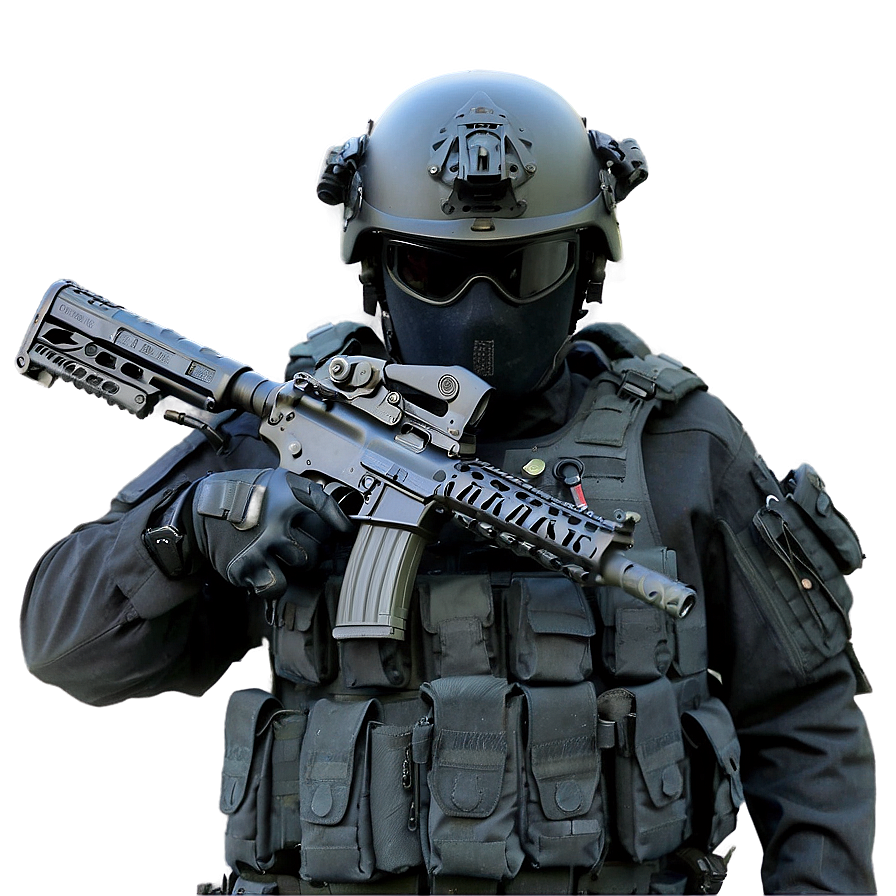 Swat Team In Stealth Mode Png 40 PNG