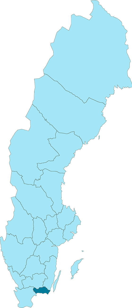 Sweden Administrative Divisions Map PNG