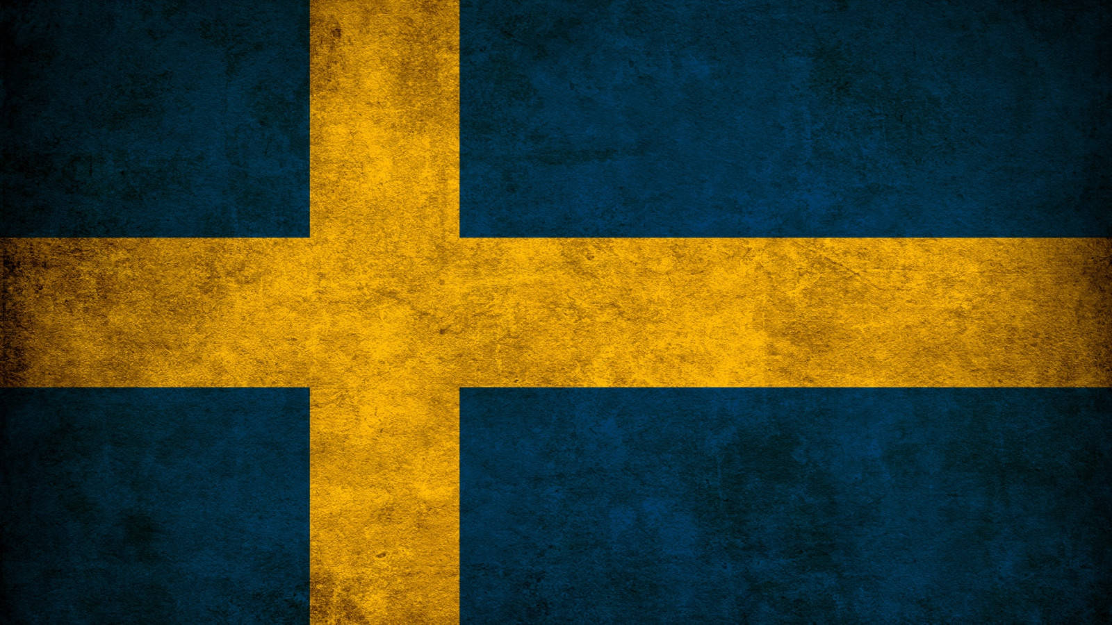Schwedenflagge Grunge-kunst Wallpaper