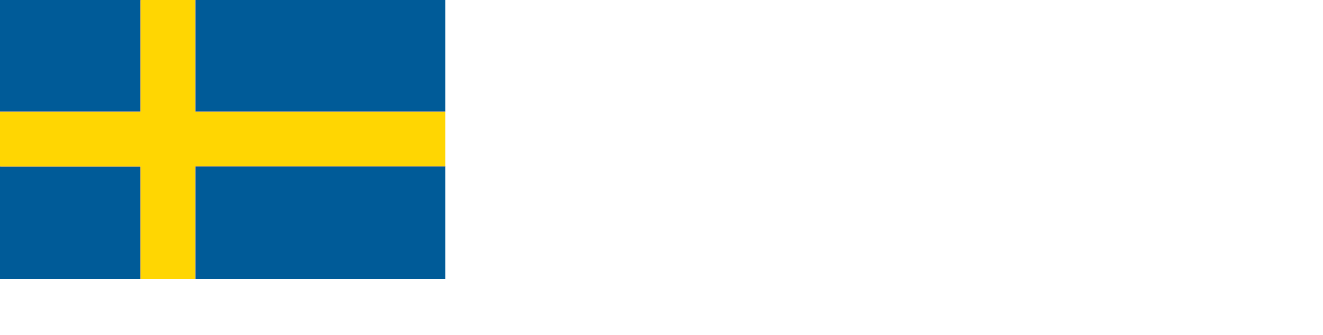 Sweden Flagand Country Name PNG