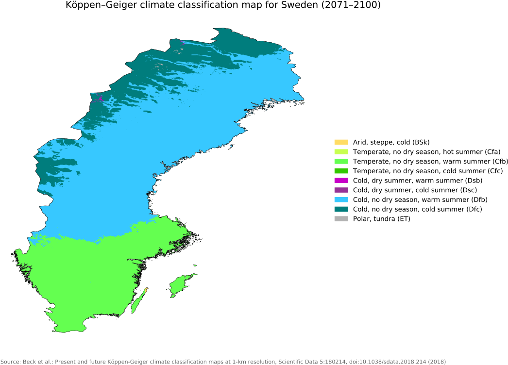 Download Sweden Future Climate Classification Map20712100 | Wallpapers.com