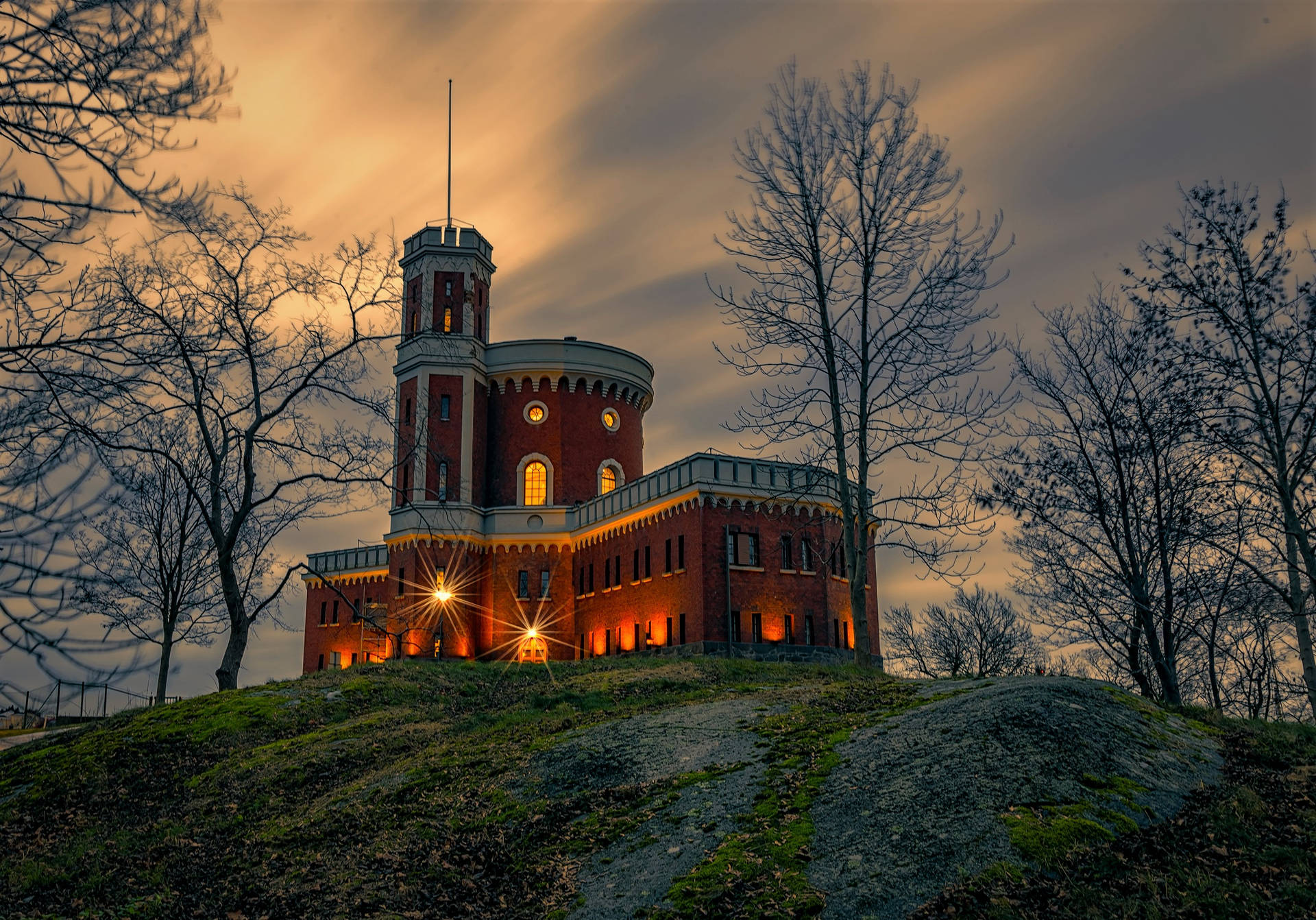 Svezia Castello Di Kastellholmen Sfondo