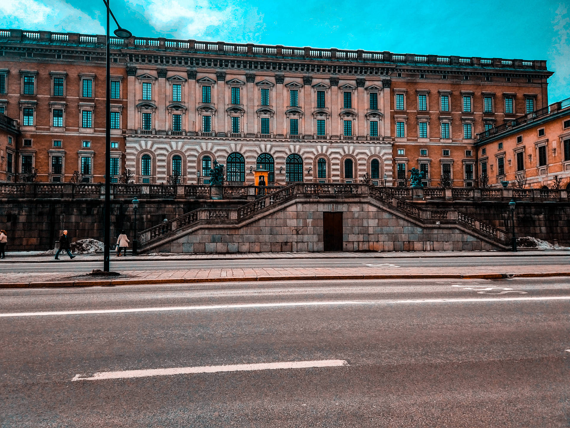 Svezia Il Palazzo Reale Sfondo
