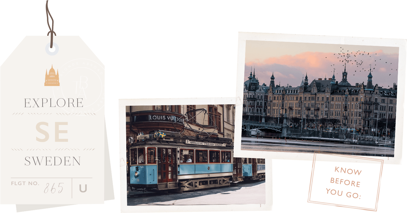 Sweden Travel Collage PNG