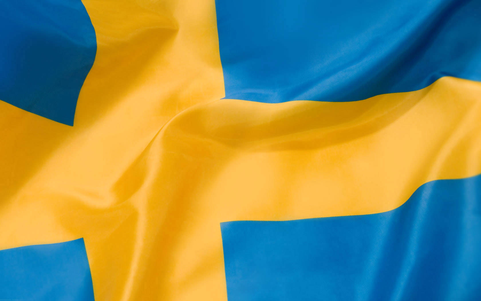 Schwedenwellige Flagge Wallpaper