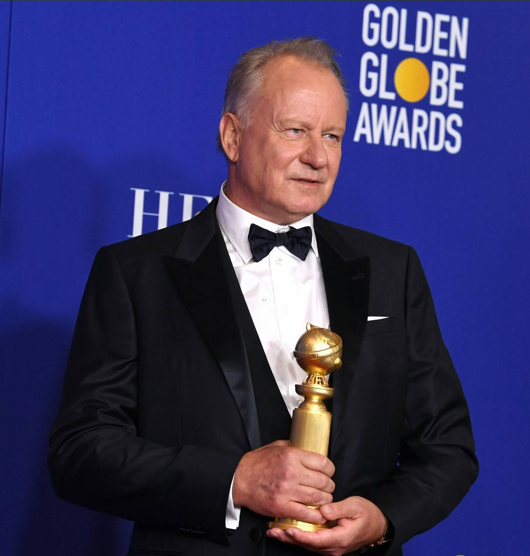 Skådespelare Stellan Skarsgård 77 Golden Globe Awards Wallpaper