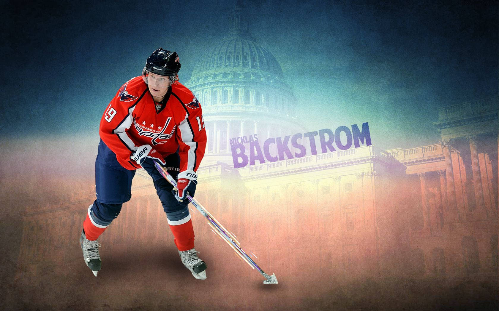 Download Nicklas Backstrom in Action with Oshie and Ovechkin