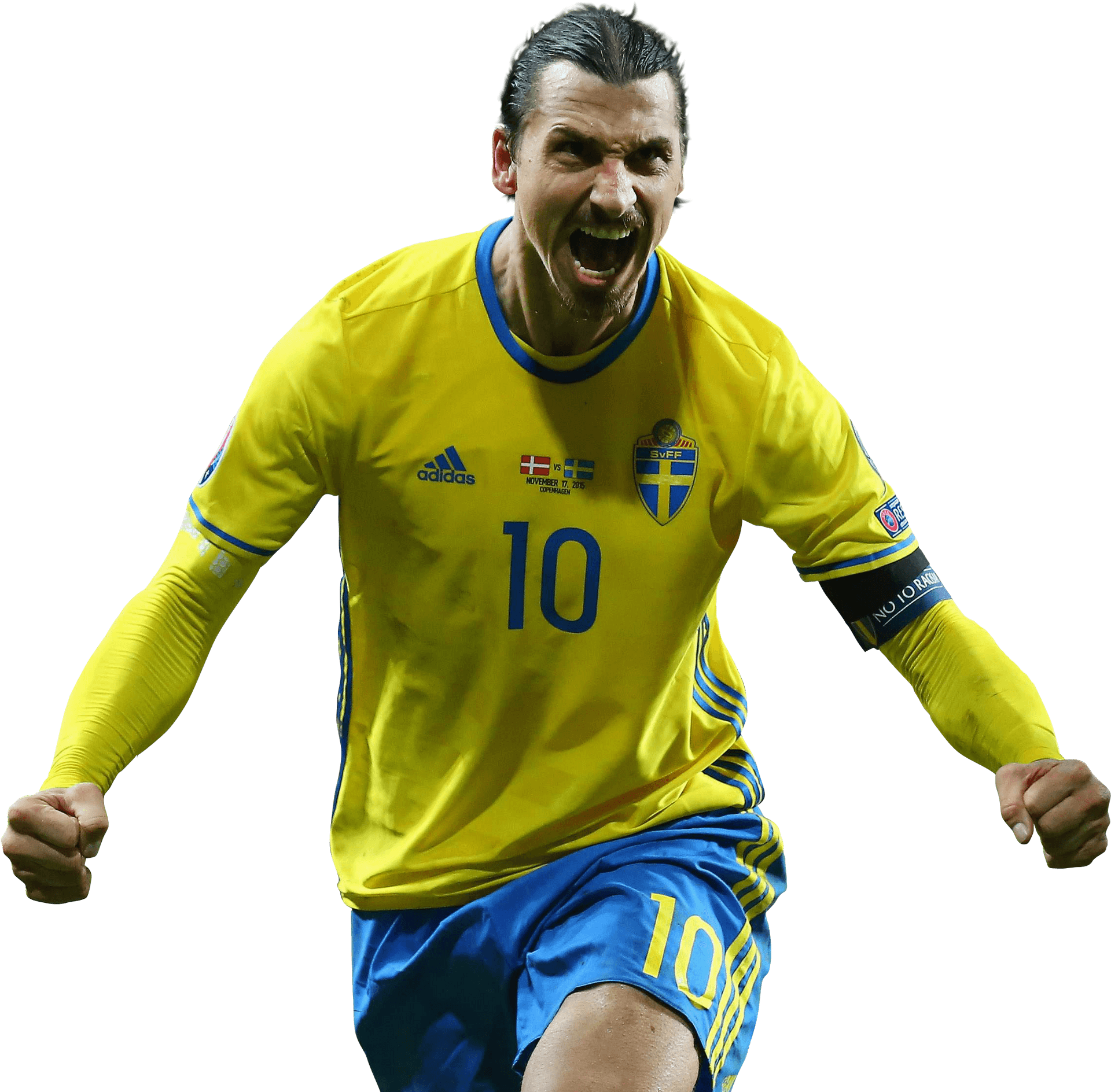 Swedish Footballer Celebration PNG