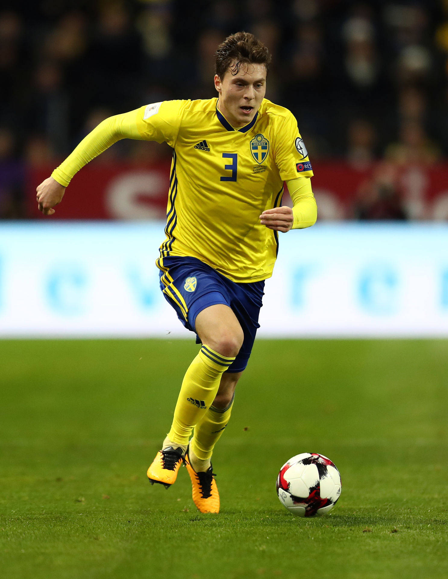 Swedish Footballer In Action.jpg Wallpaper