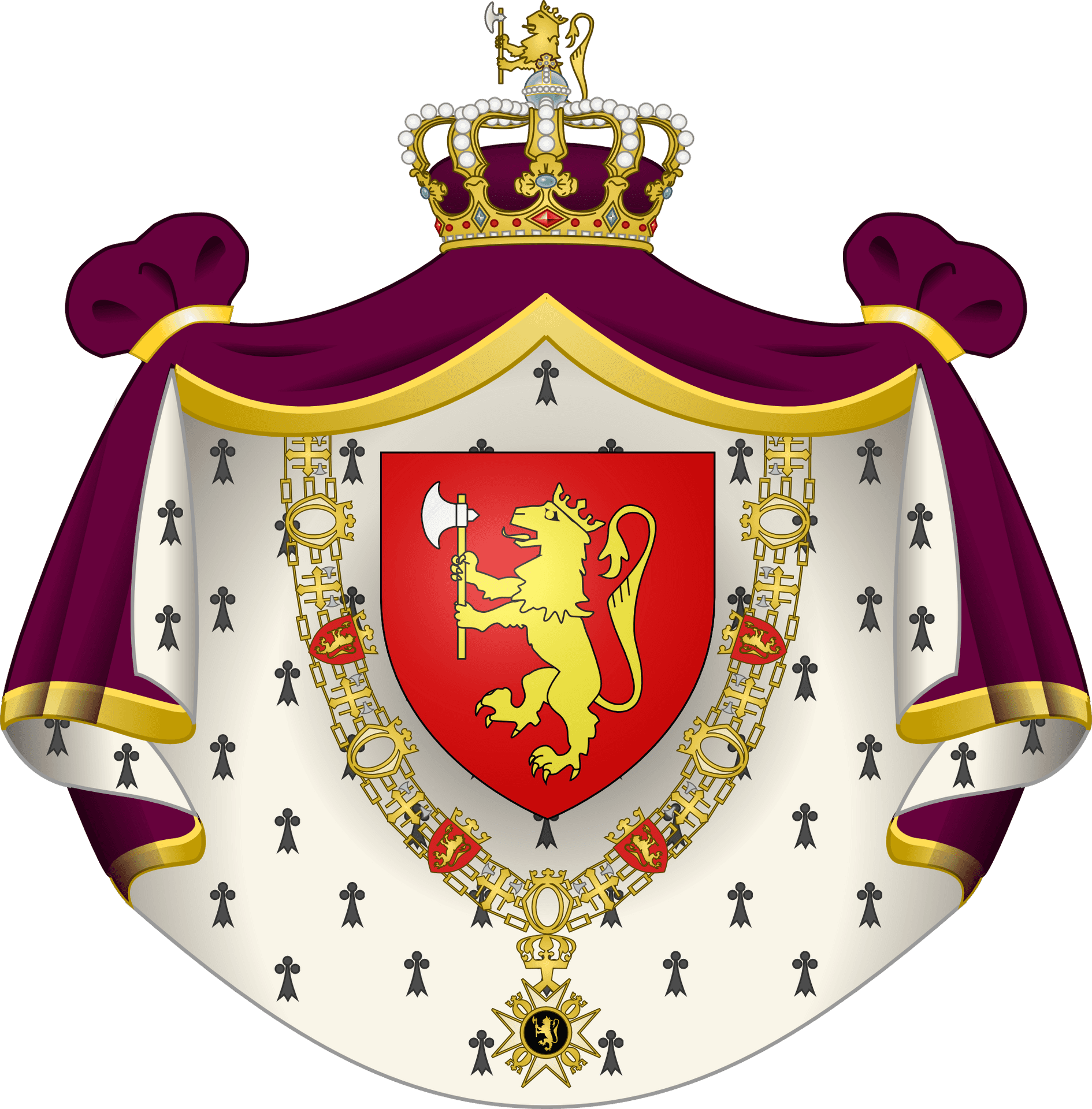 Swedish Royal Coatof Arms PNG