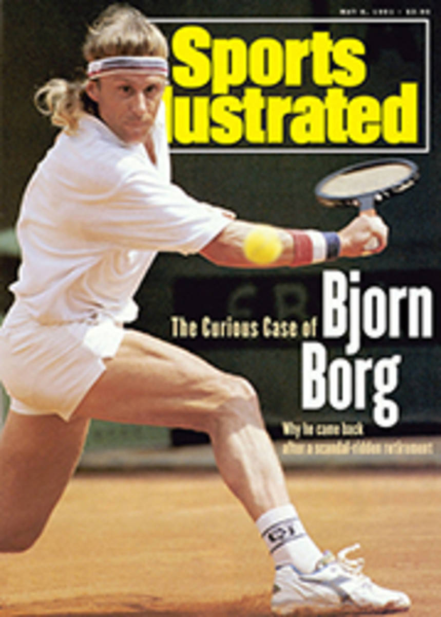 Swedish Tennis Player Björn Borg Magazine Cover Wallpaper