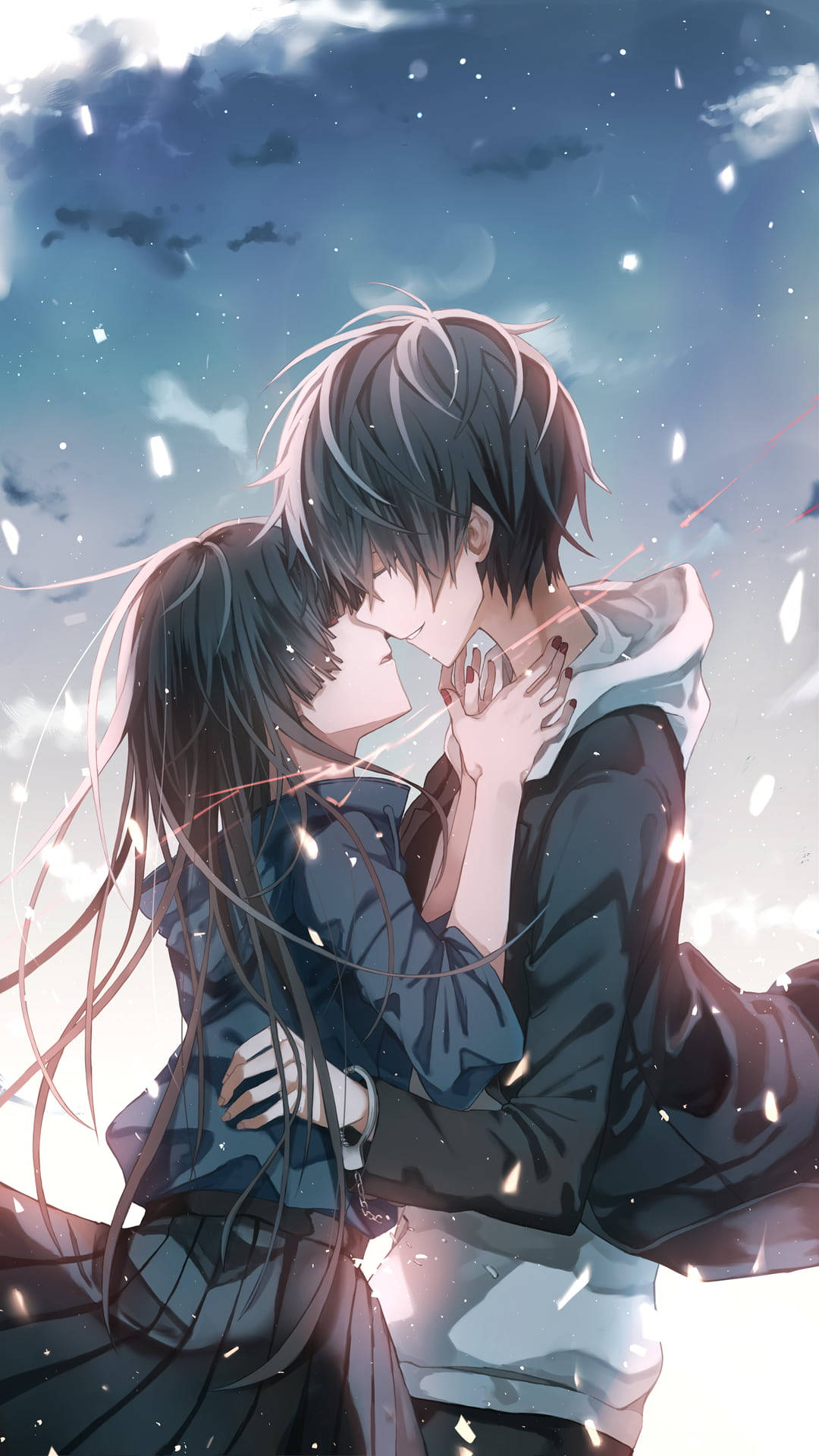 Sweet Aesthetic Anime Couple Background