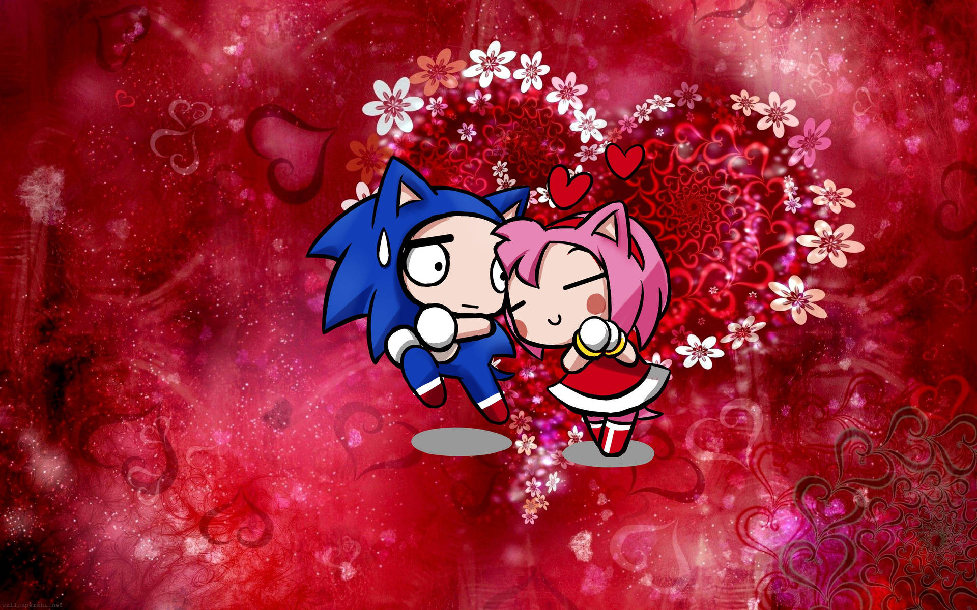 Sweet Amy Rose Red Aesthetic Wallpaper