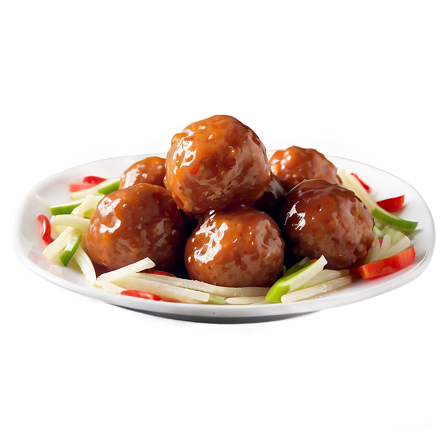 Sweet And Sour Meatball Png 06242024 PNG