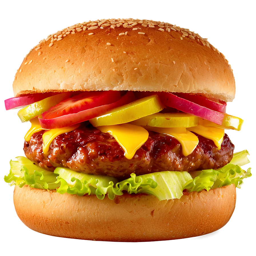 Sweet And Spicy Hawaiian Burger Png 87 PNG