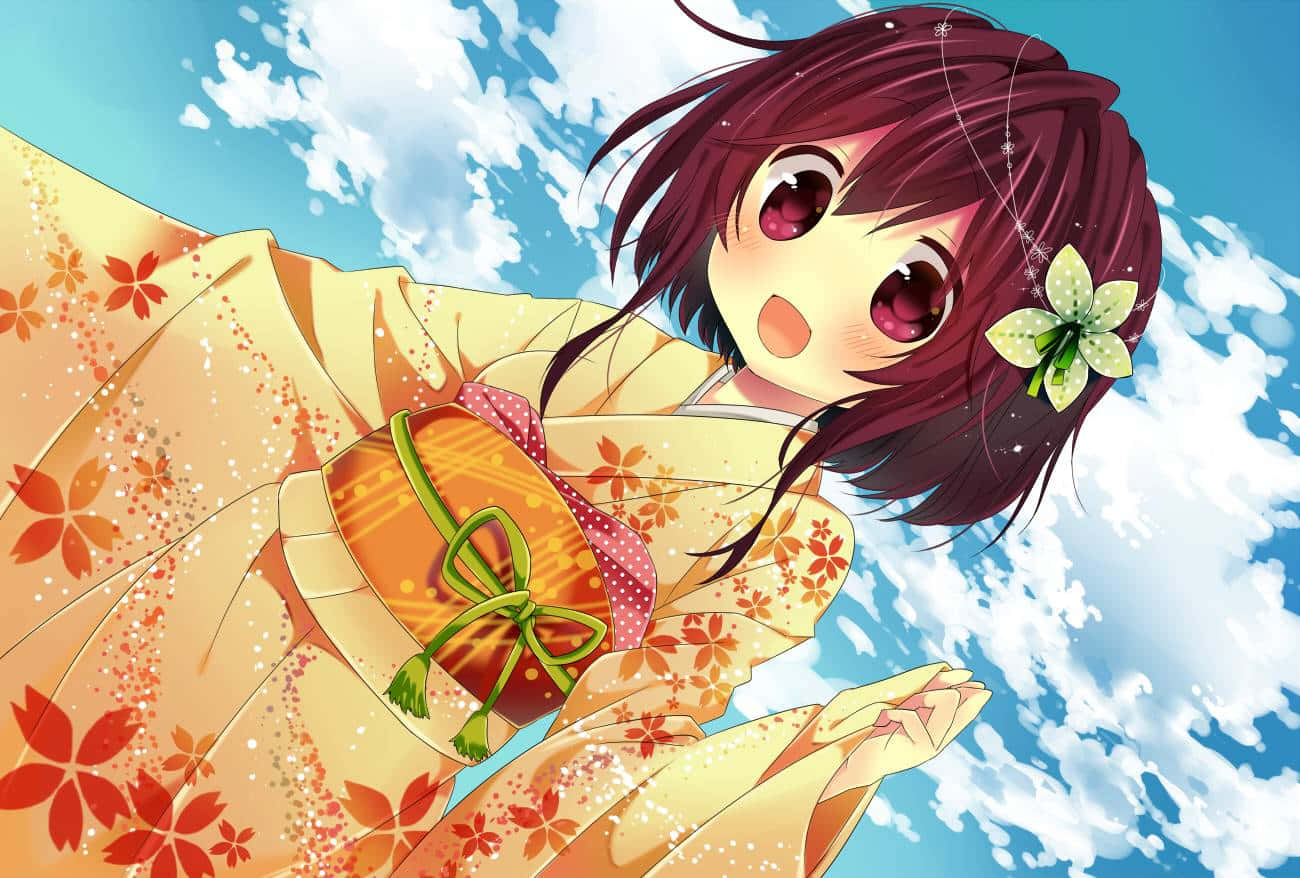 Sweet Anime Chibi Chibi Background