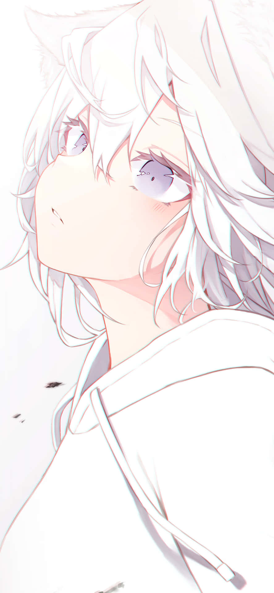 Sweet Anime White Girl Wallpaper