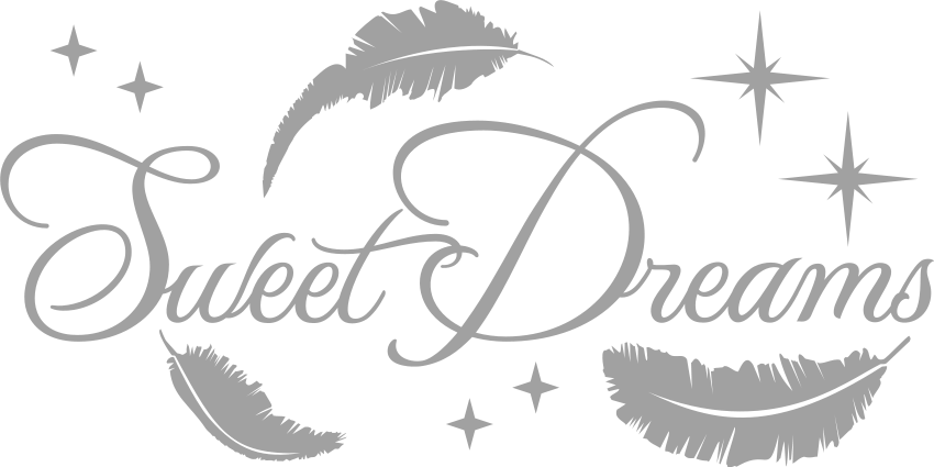 Sweet Dreams Feather Design PNG