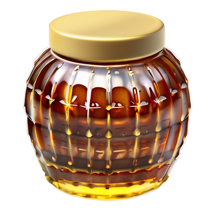 Sweet Honey Jar Png 06212024 PNG