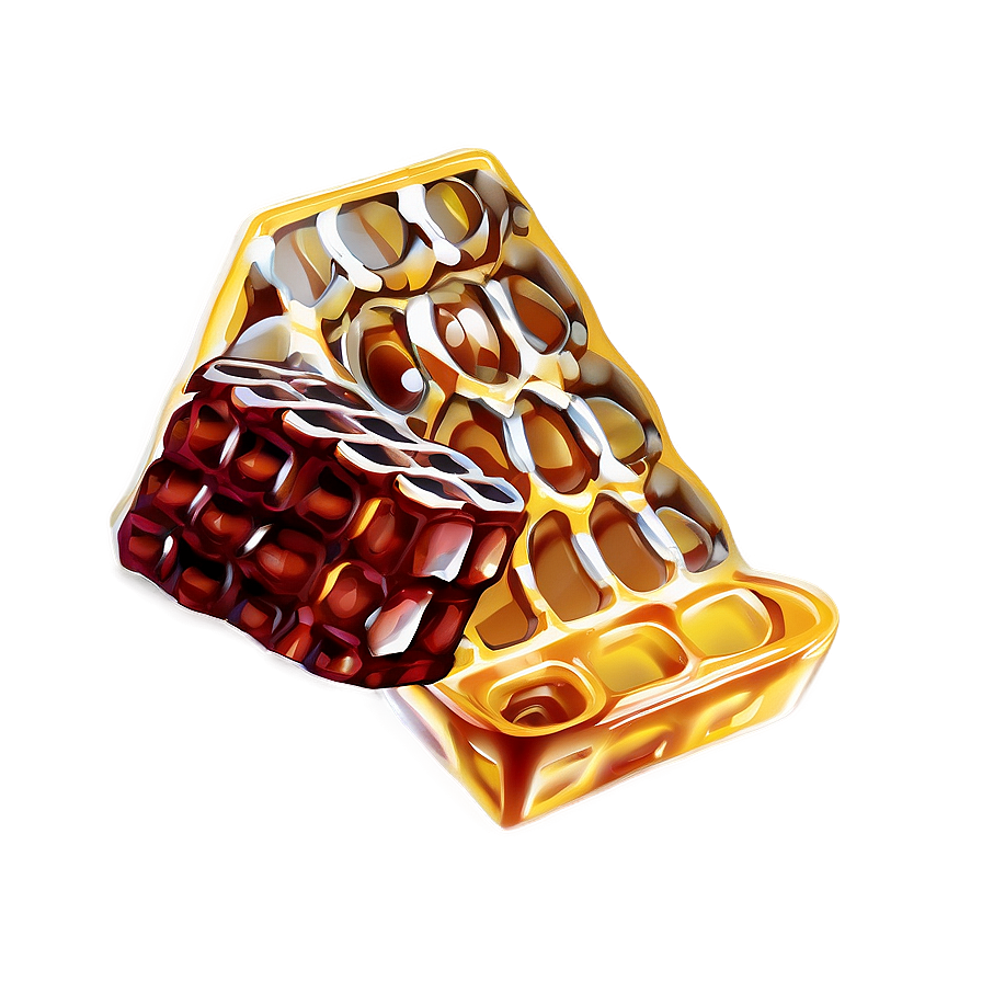 Sweet Honeycomb Background Png Xuv79 PNG