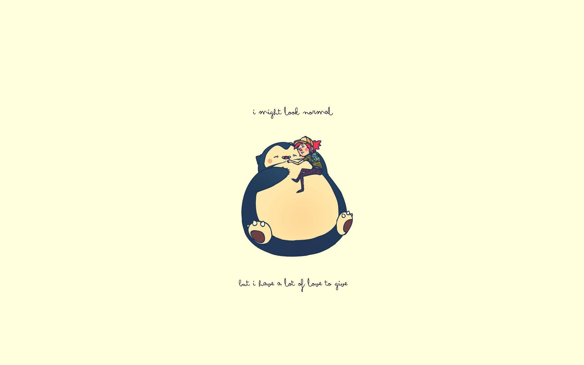 Sweet Loving Snorlax Quote