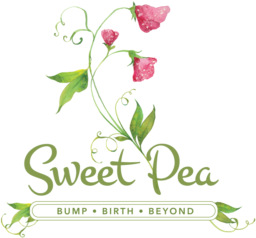 Sweet Pea Floral Logo PNG