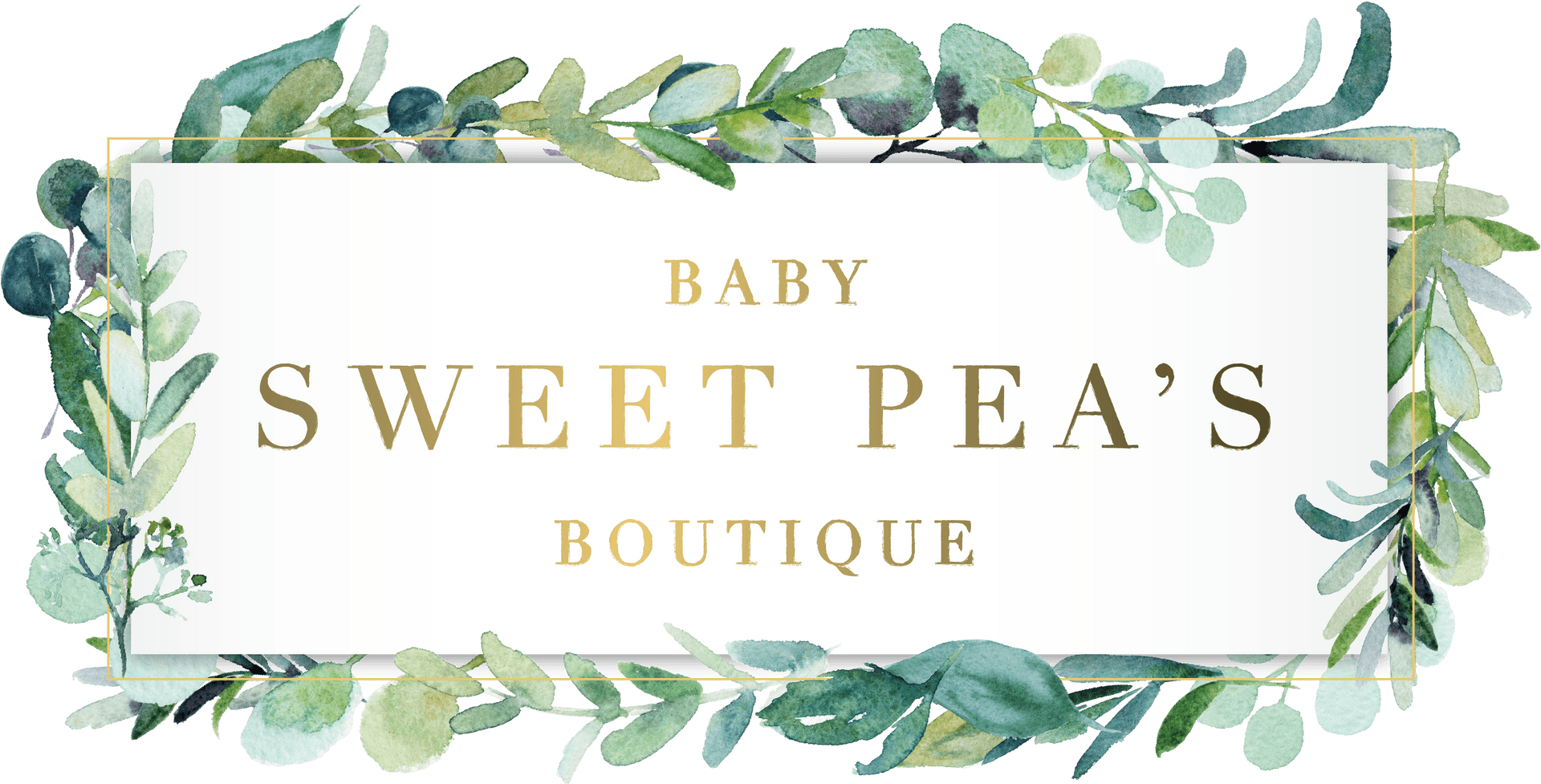 Sweet Peas Boutique Signage PNG