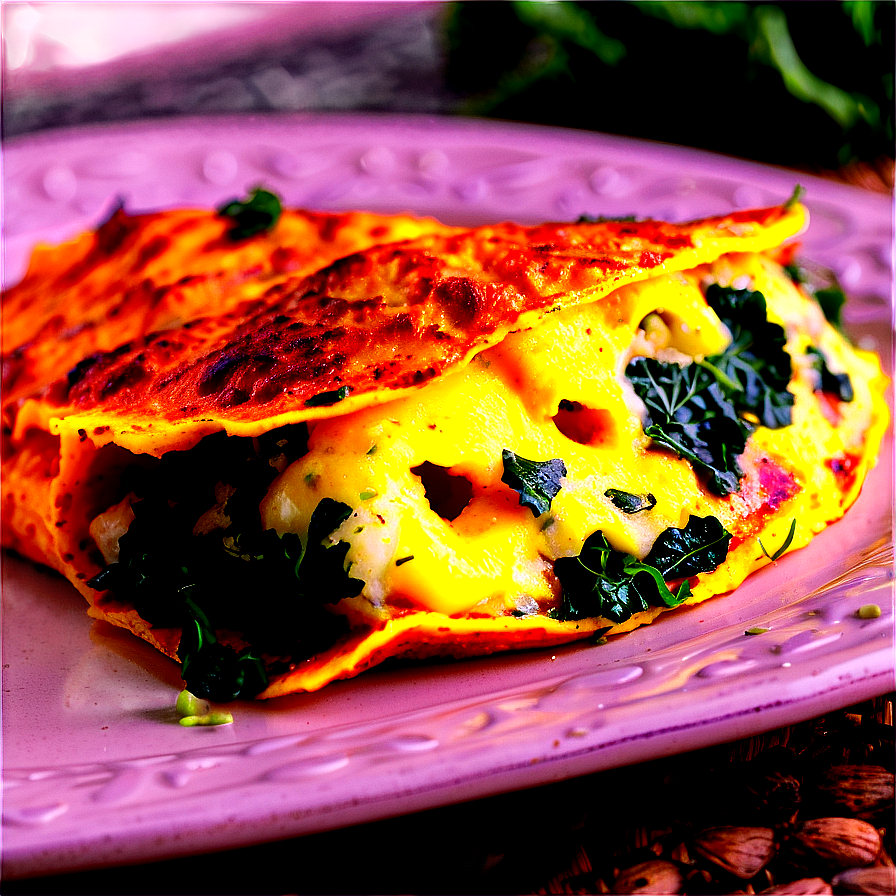 Sweet Potato And Kale Omelette Png 06262024 PNG