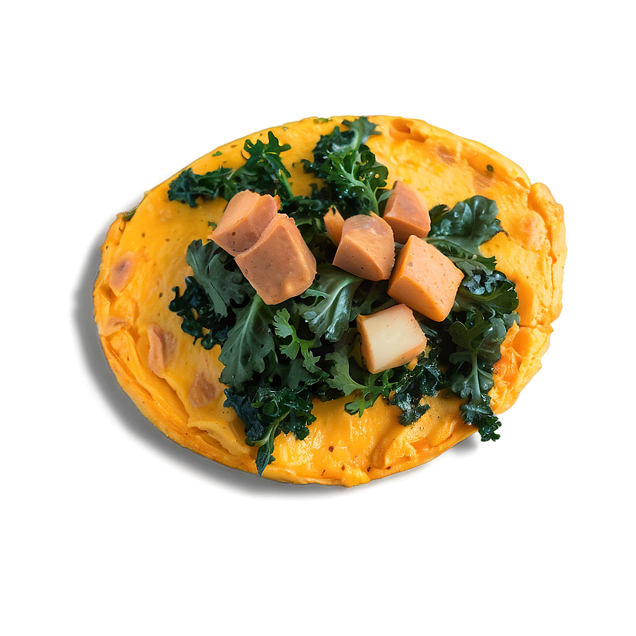 Sweet Potato And Kale Omelette Png Bgn PNG