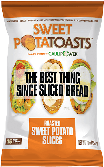 Sweet Potato Toasts Packaging PNG