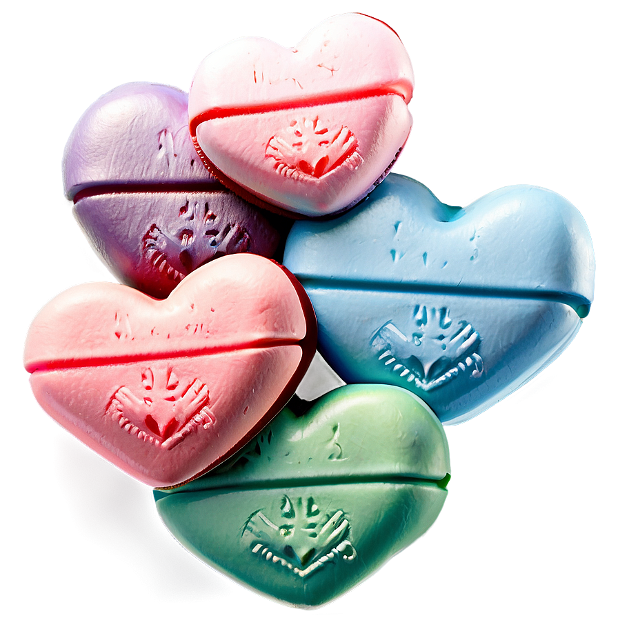 Sweet Valentine's Day Candy Hearts Png Xyn PNG