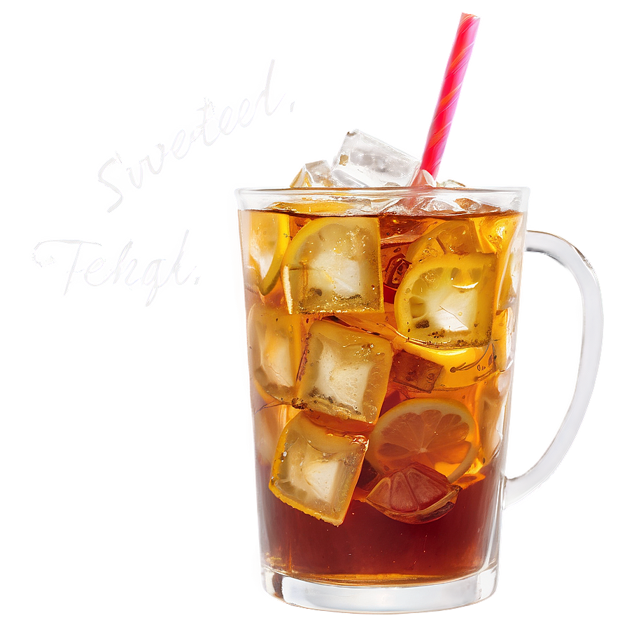 Sweetened Iced Tea Beverage Png Tvf70 PNG