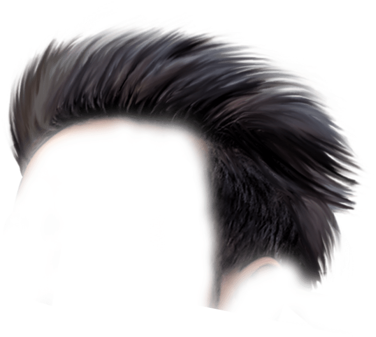 Swept Back Undercut Hairstyle PNG