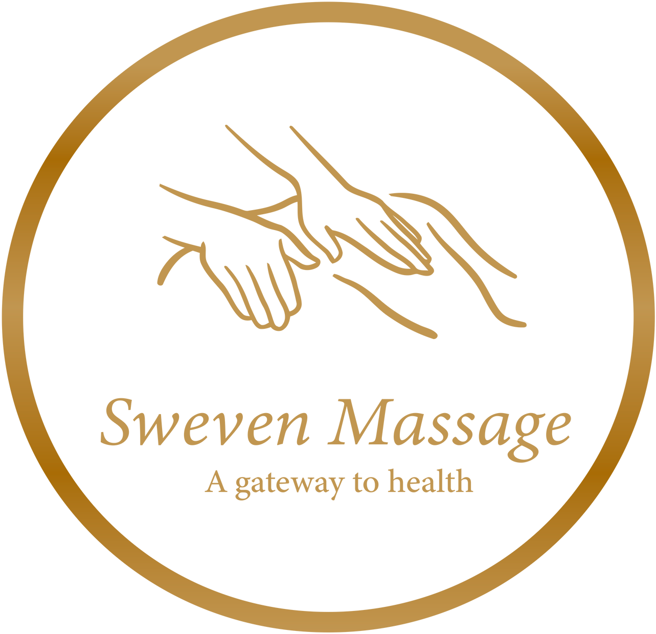 Swerven Massage Logo Design PNG