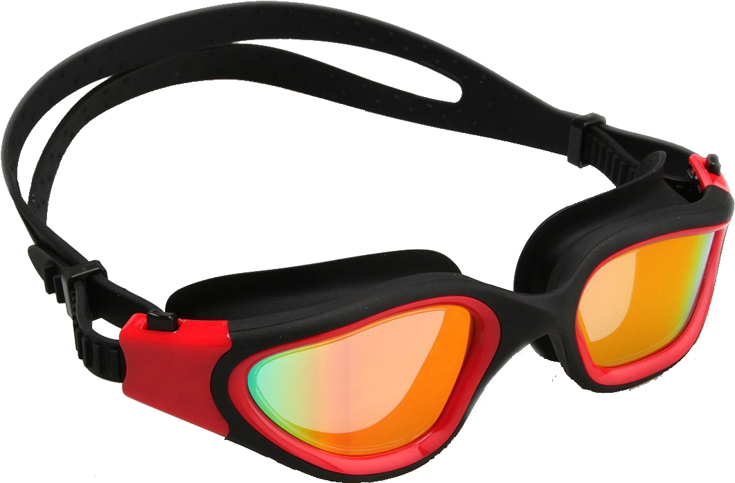Swimming Goggles Reflective Lenses PNG
