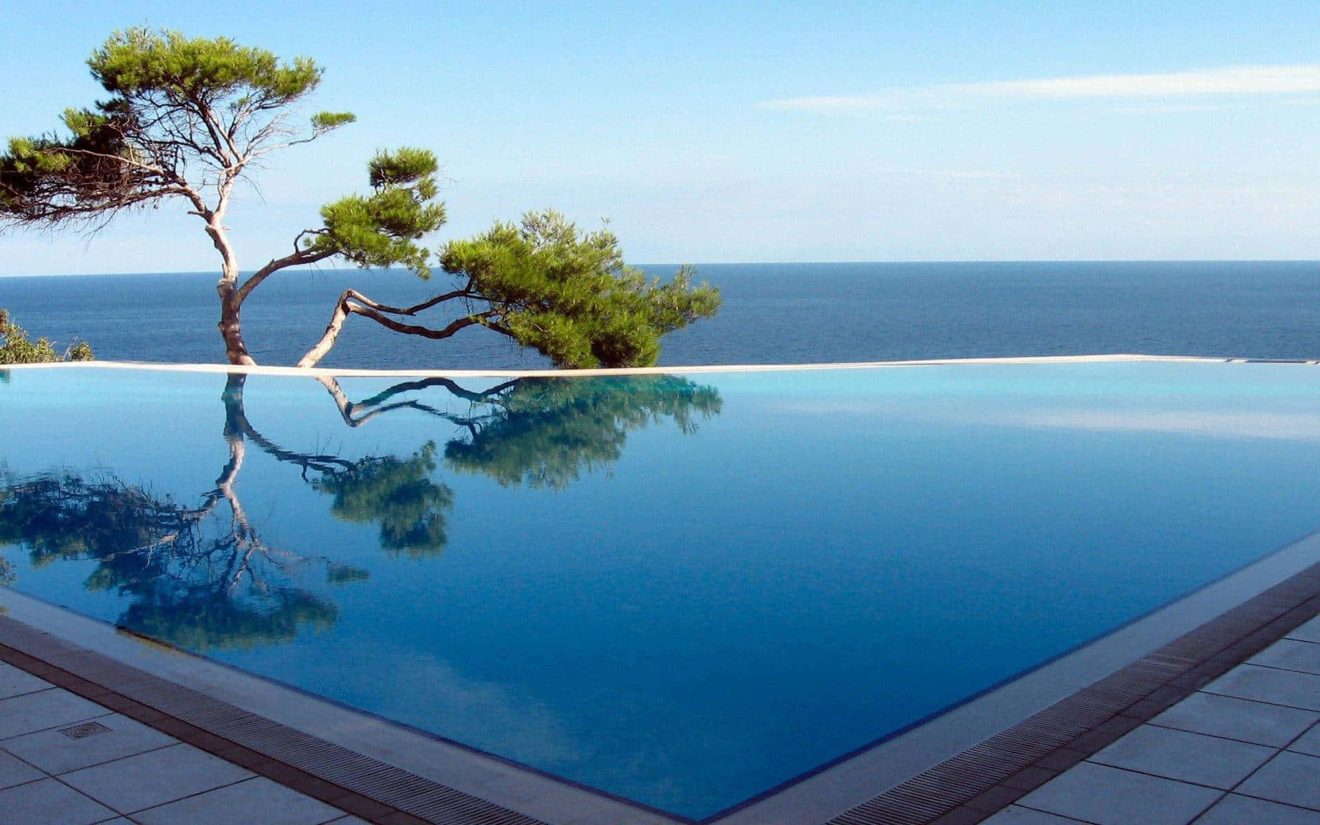 Refresh and re-energize in a sparkling swimming pool
