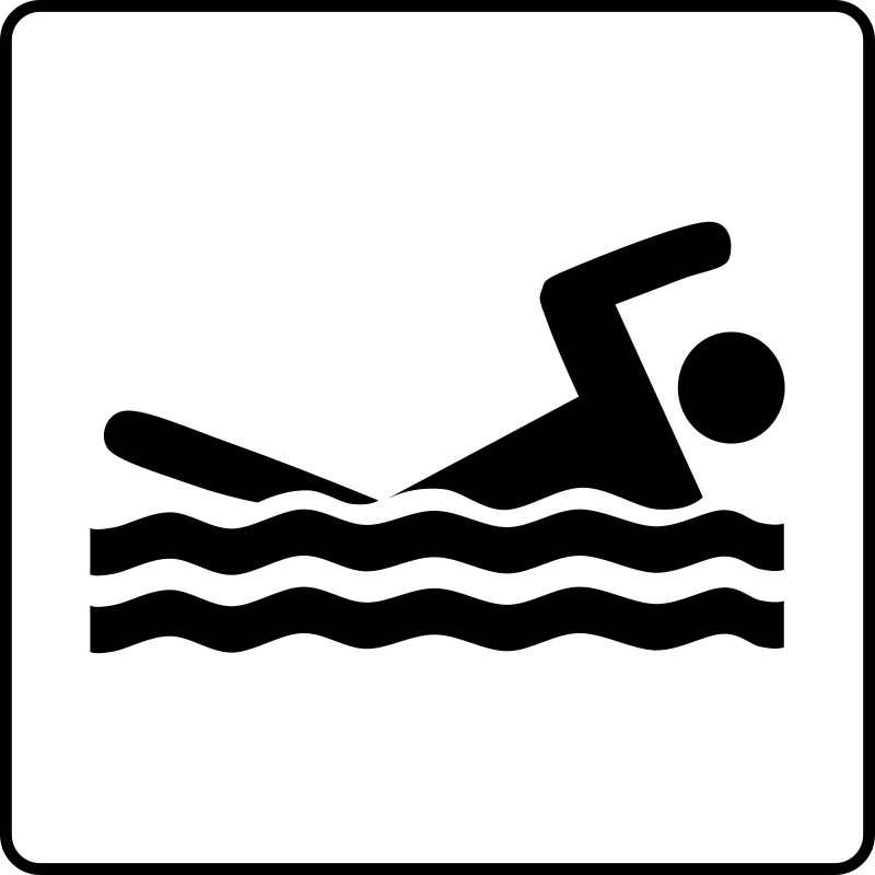 Swimming Symbol Icon PNG