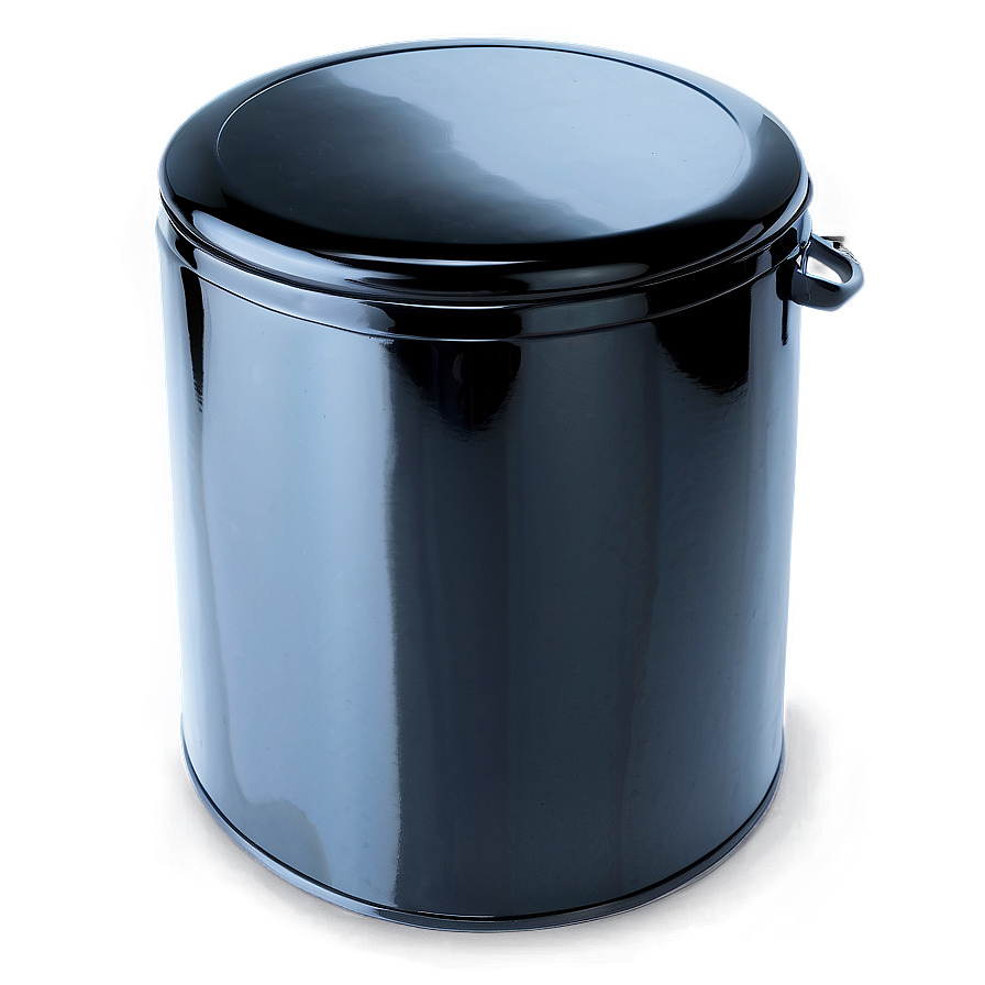 Swing Lid Bin Glossy Black Png Aim PNG