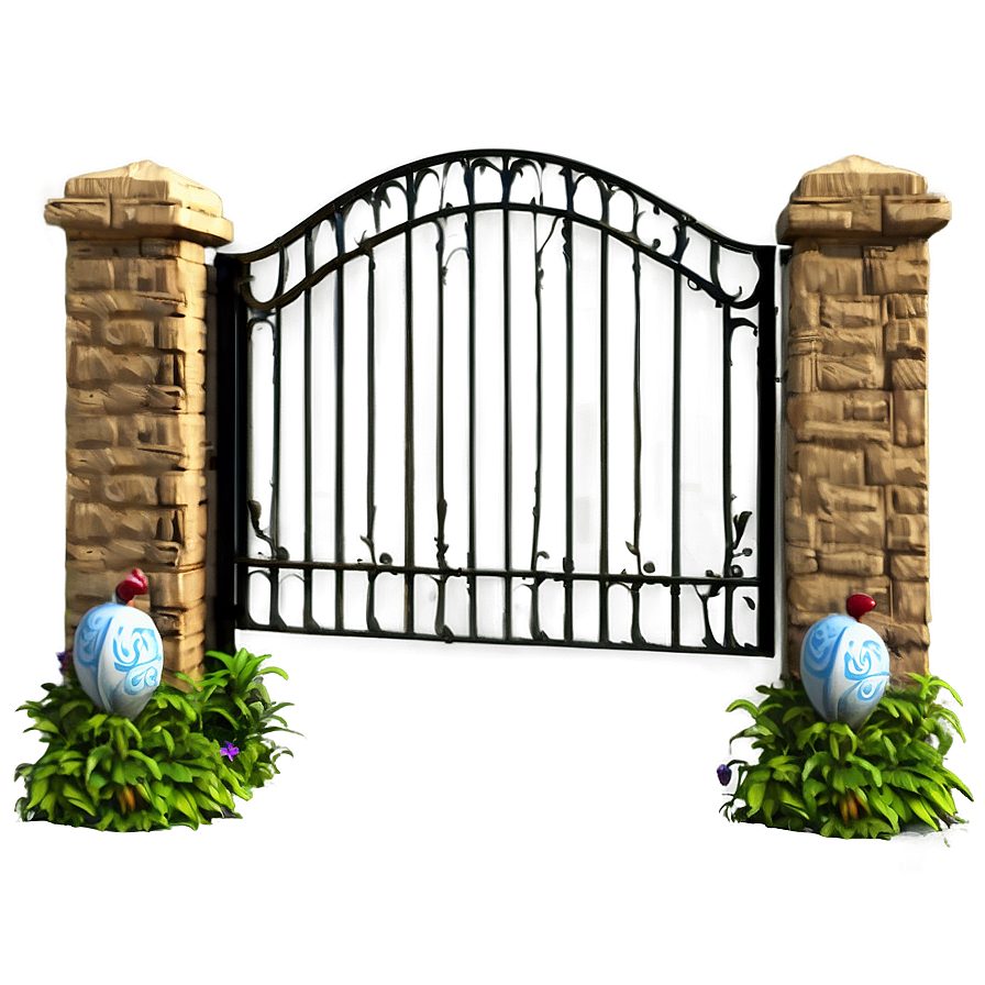 Swinging Garden Gate Png Pkc58 PNG